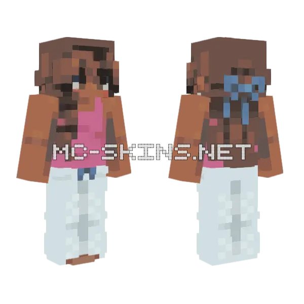Ready For Bed Minecraft skin, front and back