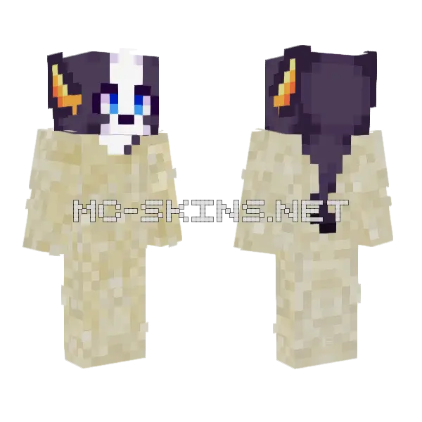 Realistic Iggy Fixed Minecraft skin, front and back