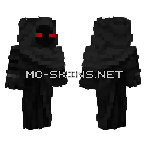 Reaper Minecraft skin, front and back