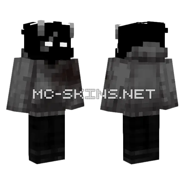 Reclov Minecraft skin, front and back