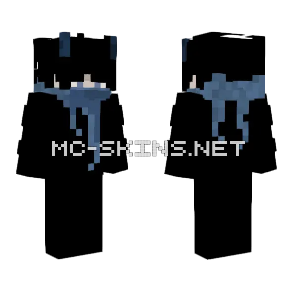 Reclov Minecraft skin, front and back