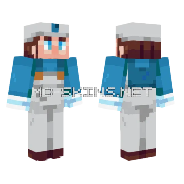 Recoloured Lugig Minecraft skin, front and back