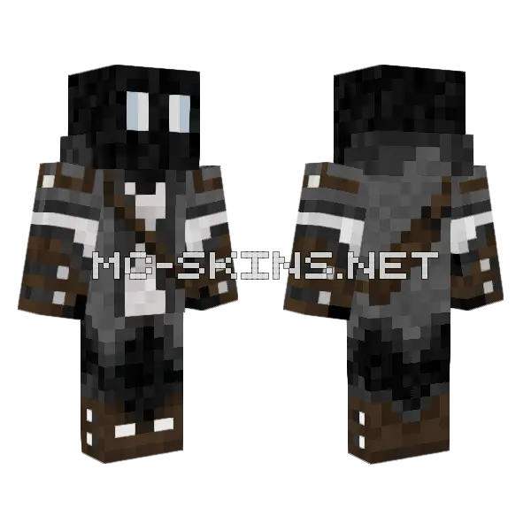 Red 19 Minecraft skin, front and back