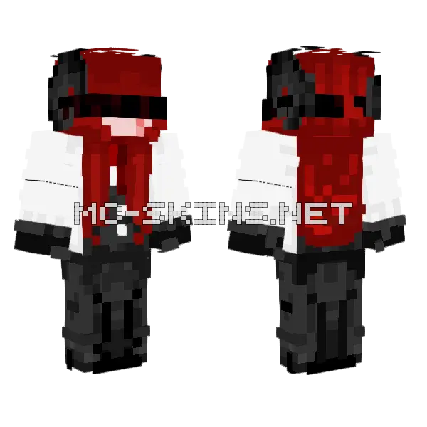 Red and Black Knight, front and back