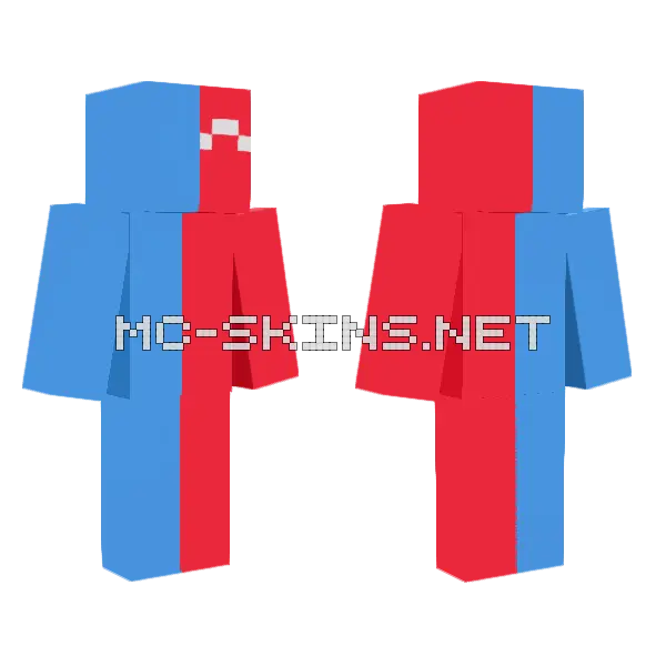 Red and Blue Gift, front and back
