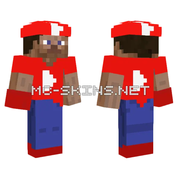 Red And Blue Outfit, front and back