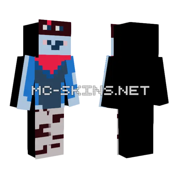 Red and Blue Robot, front and back