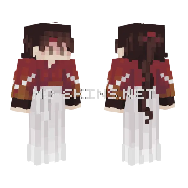 Red Band Skin Minecraft skin, front and back