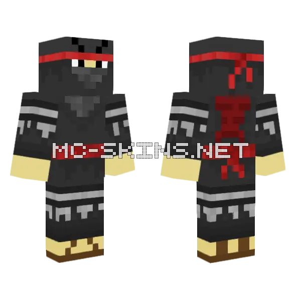 Red Banded Ninja, front and back