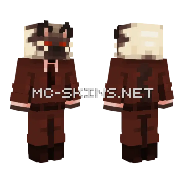 Red Banquet Antfrost Minecraft skin, front and back