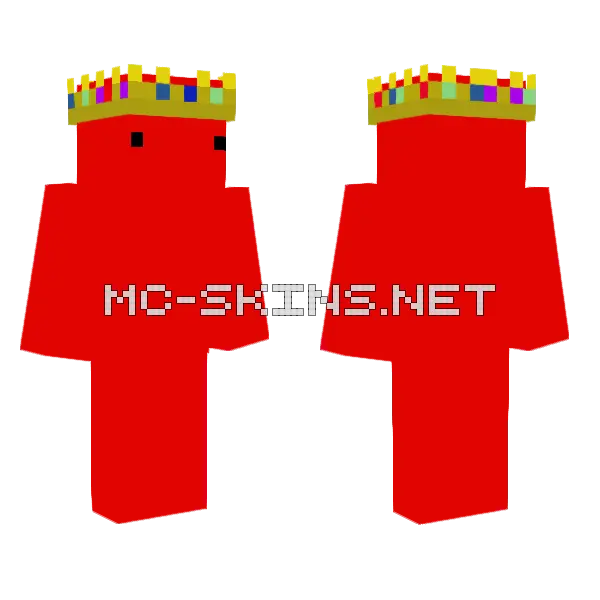 Red Brick Figure, front and back