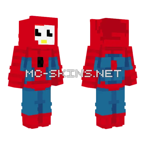 Spider Penguin Suit, front and back