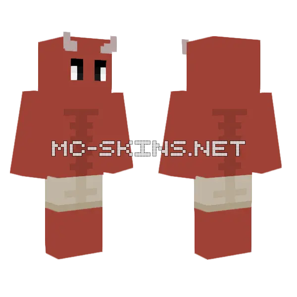 Red Creature, front and back