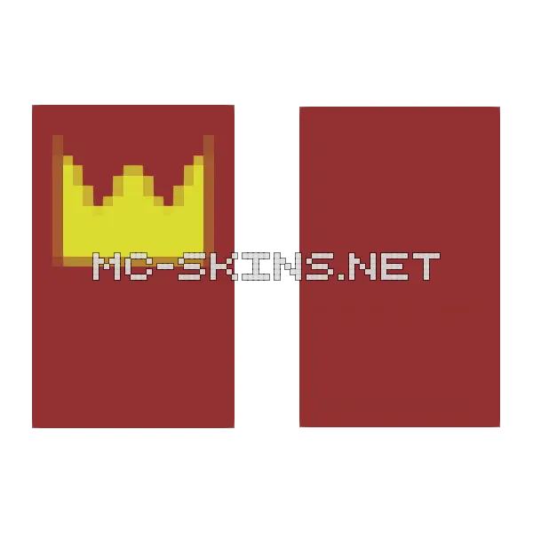Red Crown cape, outside and lining