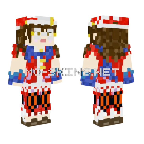 Zoe Haste Courier Outfit, front and back