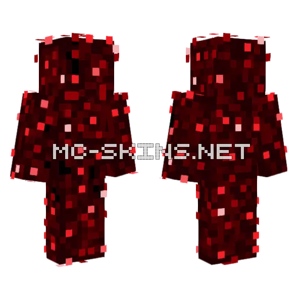 Red Ghostly Figure, front and back