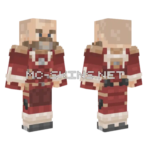 Red Guardian Thunderbolts Minecraft skin, front and back