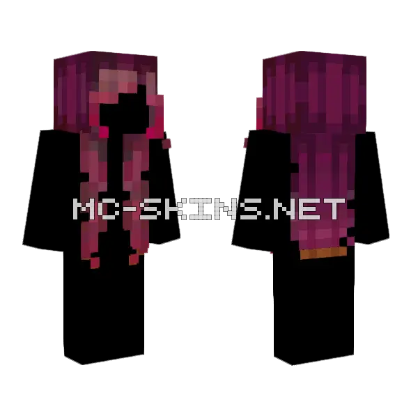 Red Hair Minecraft skin, front and back
