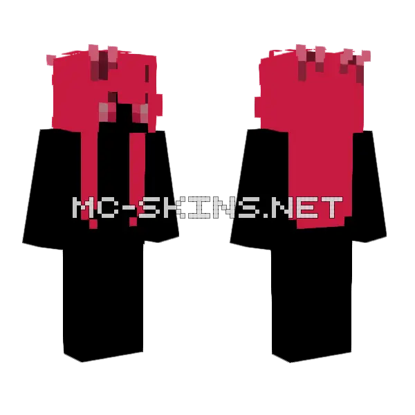 Red Hair Base Minecraft skin, front and back
