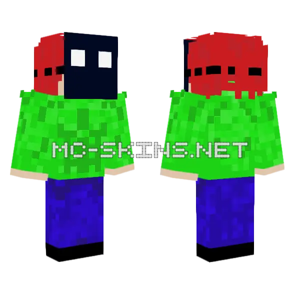 Red Haired Gamer, front and back