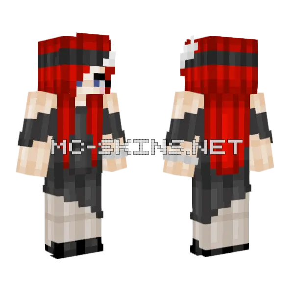 Red Haired Girl, front and back
