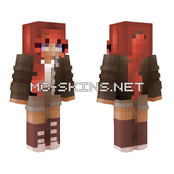 Red Haired Girl, front and back