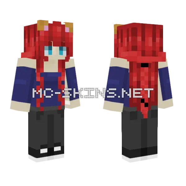 Red Haired Girl, front and back