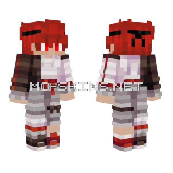 Red Haired Schoolgirl, front and back