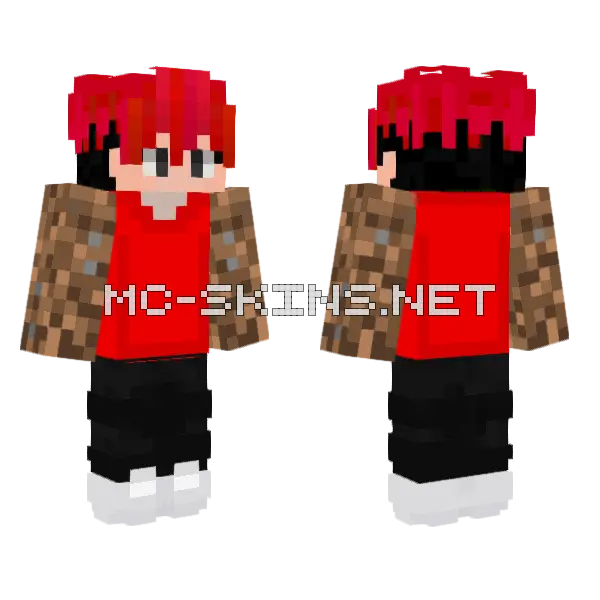 Red Hat Boy, front and back