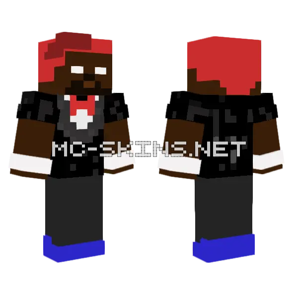 Red Hat Boy, front and back