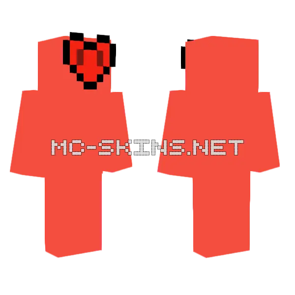 Red Heart Knight, front and back