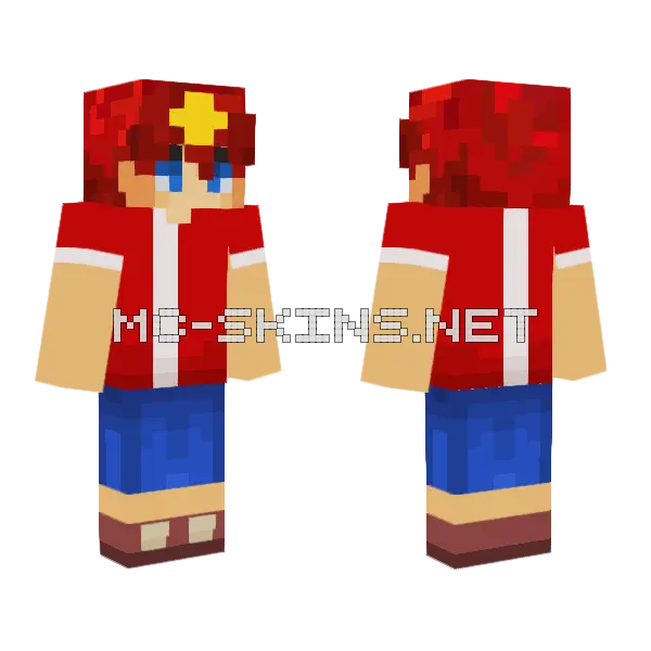Red Hoodie Boy, front and back