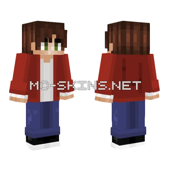 Red Jacket Boy, front and back