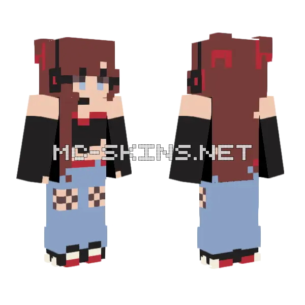 Red Laser RC Minecraft skin, front and back