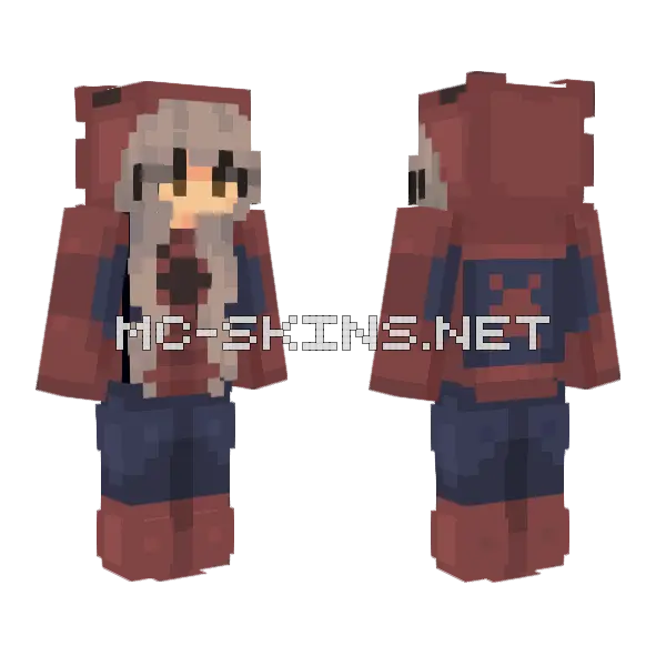 Red Masked Hero, front and back
