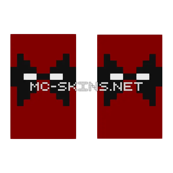 Red Masked Mercenary cape, outside and lining