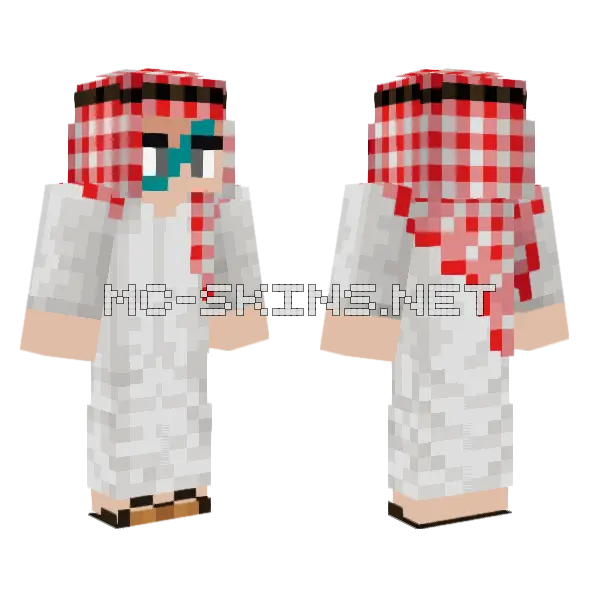 Red Plaid Chef, front and back