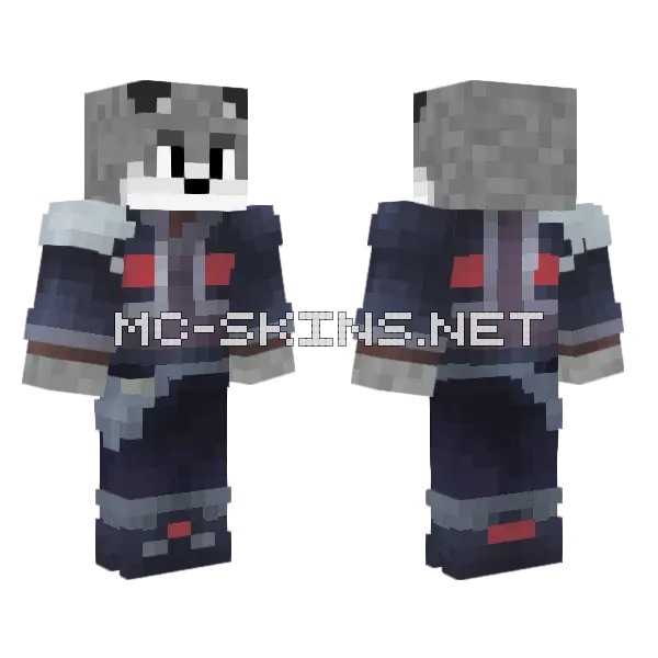 Red Prime Skin Minecraft skin, front and back