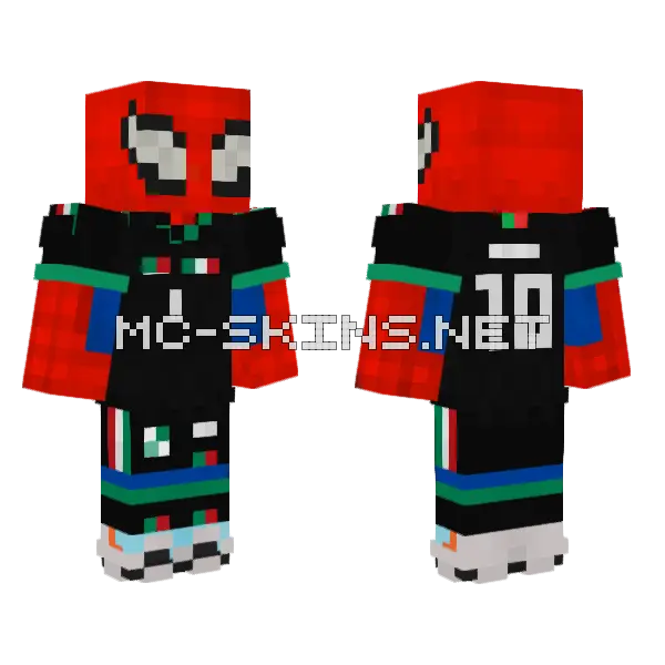 Spider-Man Mexican Suit, front and back