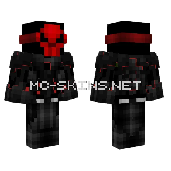 Red Skull Menace, front and back