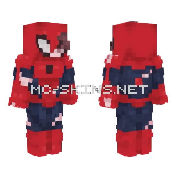 Red Spider Suit, front and back