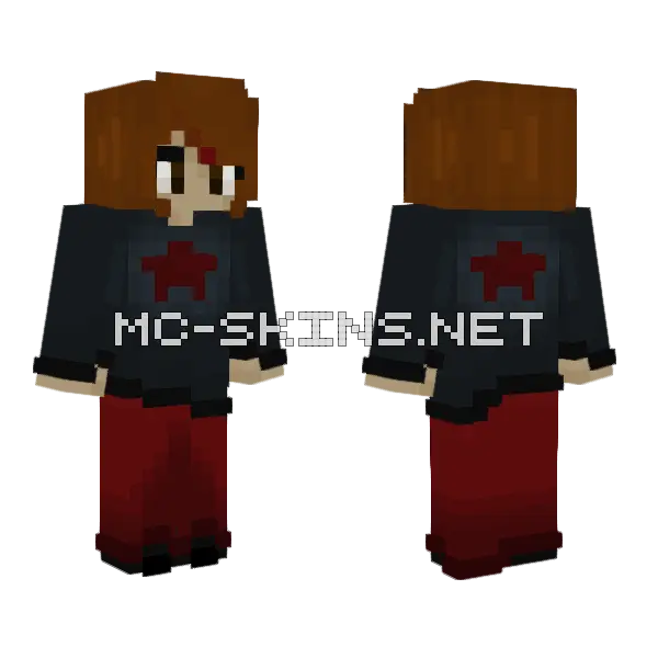 Red Star Hoodie, front and back