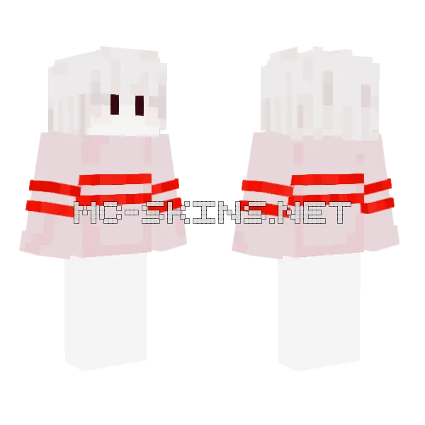 Red Striped Outfit, front and back