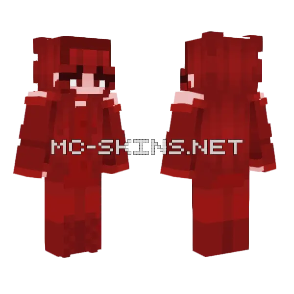Red Taylor S Version Era Minecraft skin, front and back