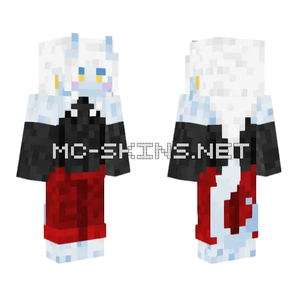 Red Winter Outfit, front and back