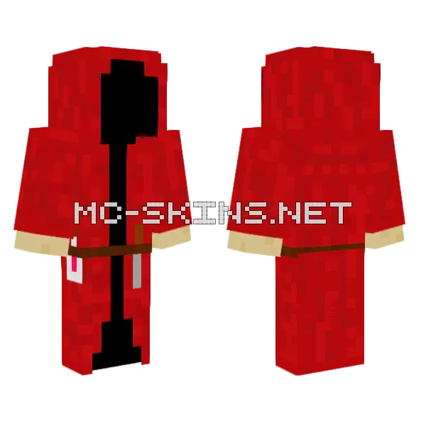 Red Wizard Skin Minecraft skin, front and back