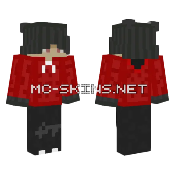 Redd Minecraft skin, front and back
