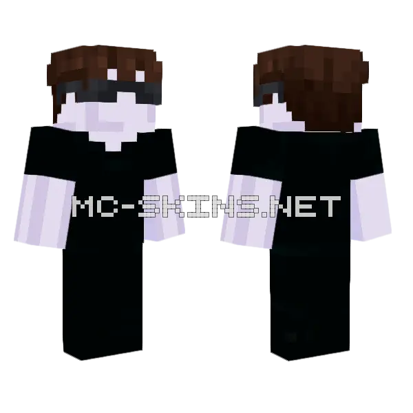 Redemption Minecraft skin, front and back