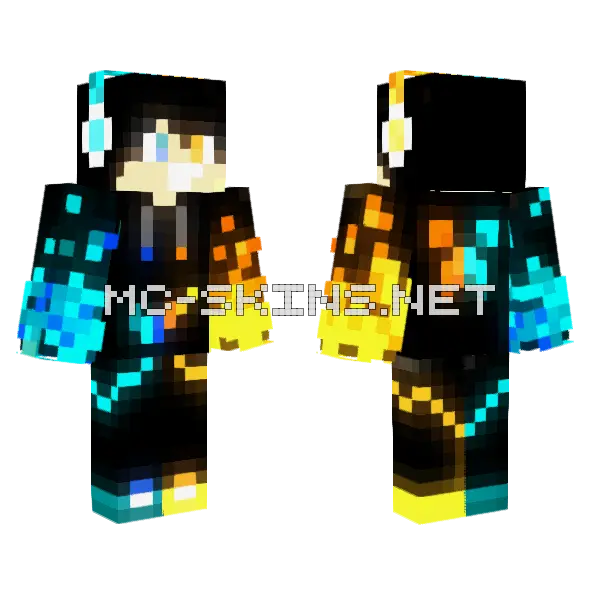 Redjibulli Conduzeiro Minecraft skin, front and back