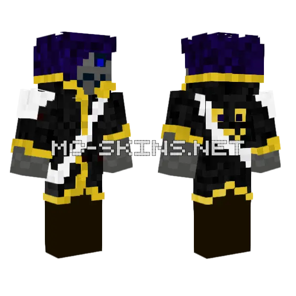 Redone Forgotten Hero Minecraft skin, front and back